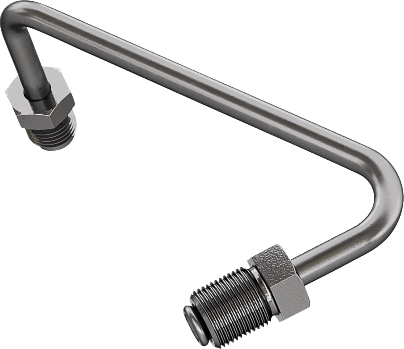 GOODRIDGE Universal Banjo - AN3 Adaptor - S Bend - Stainless Steel P666-03C