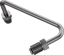 GOODRIDGE Universal Banjo - AN3 Adaptor - S Bend - Stainless Steel P666-03C