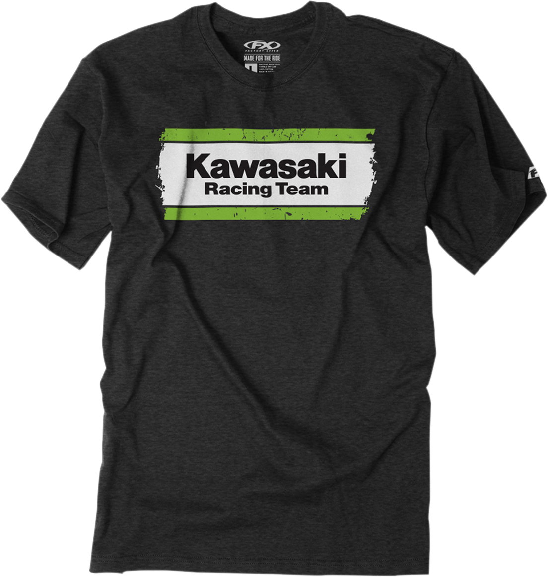 FACTORY EFFEX Kawasaki Legend T-Shirt - Heather Charcoal - Large 22-87124