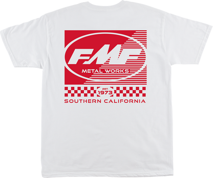 FMF Metal Works Supply T-Shirt - White - Large HO24118901WHTLG