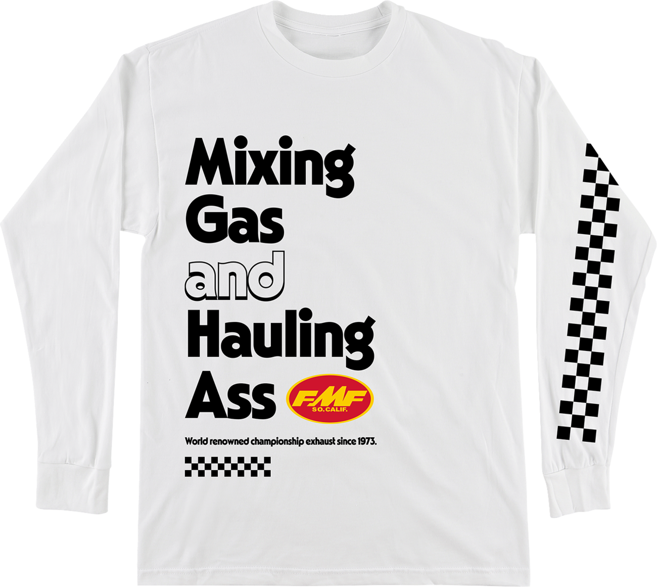 FMF World Famous Long-Sleeve T-Shirt - White - Large HO24119900WHTLG