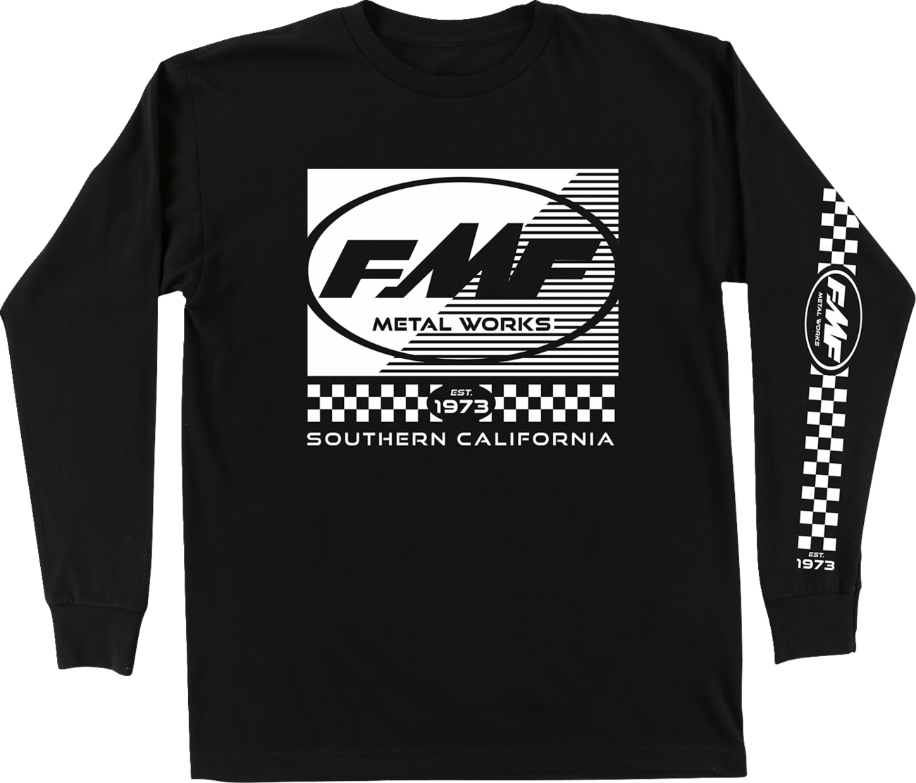FMF Metal Works Long-Sleeve T-Shirt - Black - Medium HO24119901BLKMD