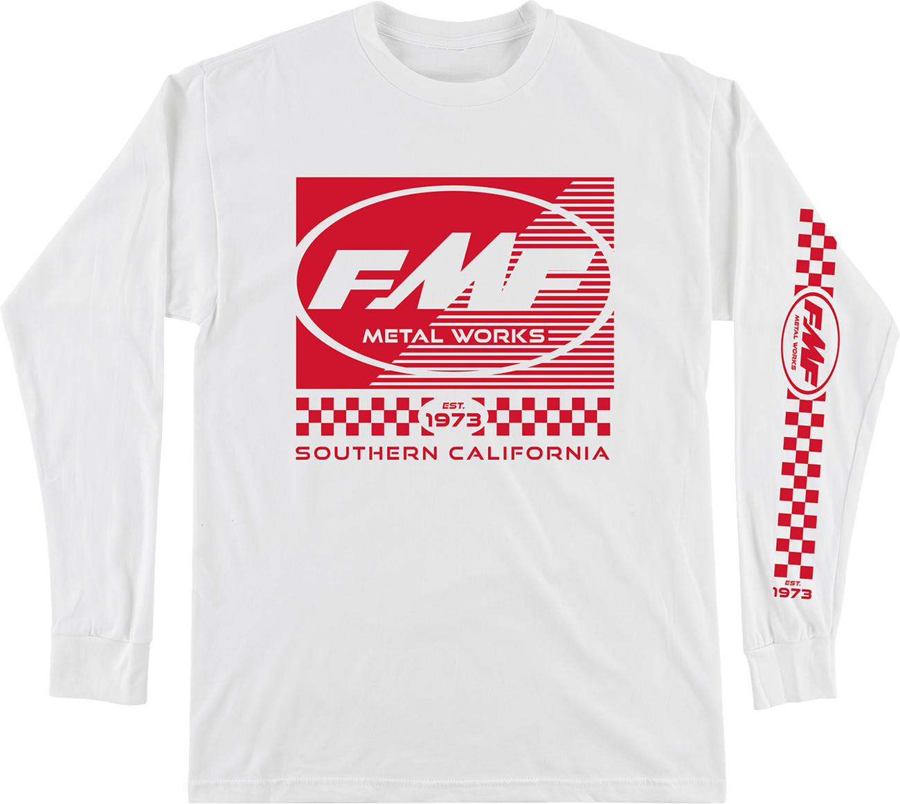FMF Metal Works Long-Sleeve T-Shirt - White - Medium HO24119901WHTMD