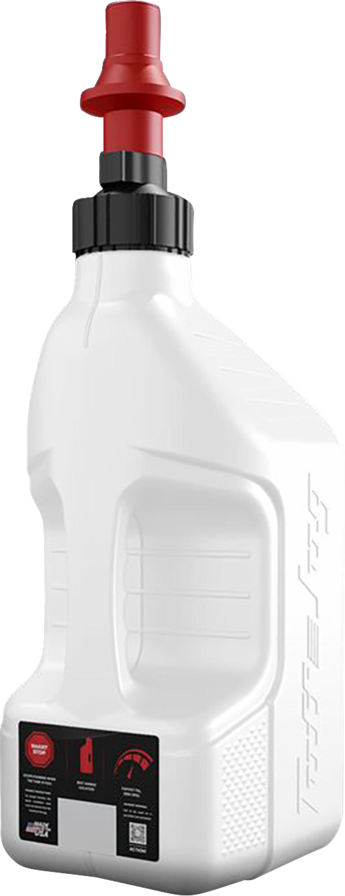 TUFF JUG Tuff Jug - Container - with View Strip/Ripper Cap - White - 2.7 US gal WURRVS10