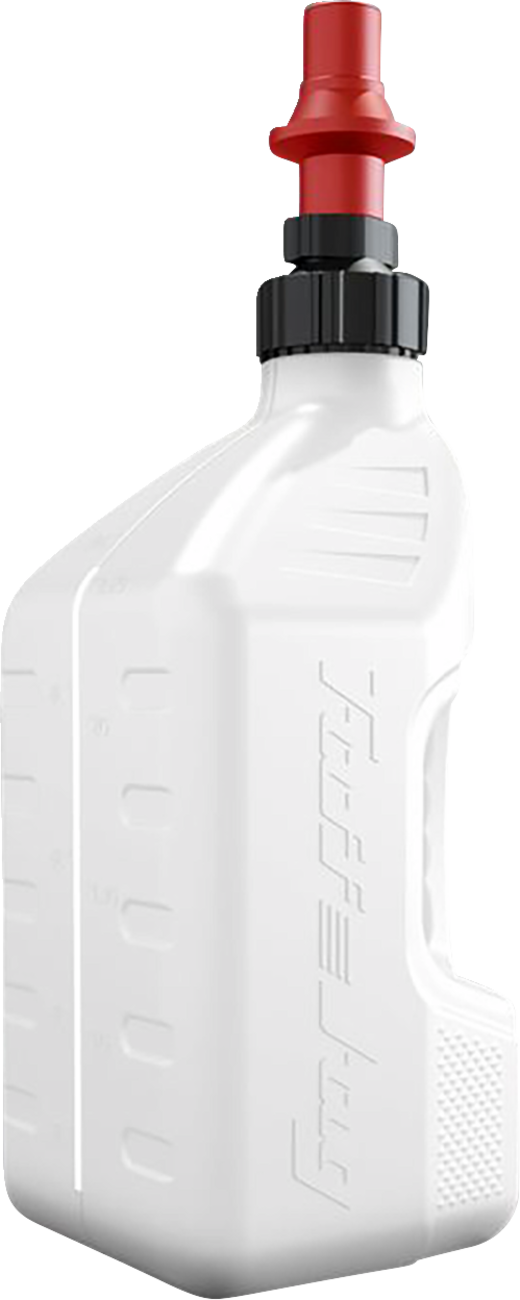 TUFF JUG Tuff Jug - Container - with View Strip/Ripper Cap - White - 2.7 US gal WURRVS10