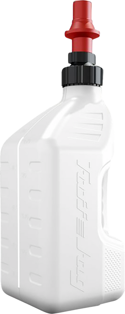TUFF JUG Tuff Jug - Container - with View Strip/Ripper Cap - White - 2.7 US gal WURRVS10