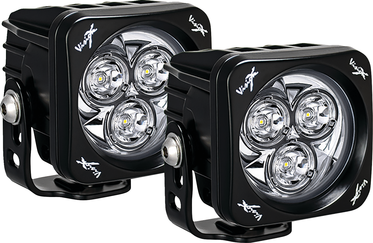 Vision X Light Cannon - CG2 - 3" - Multi LED - Square - Clear Lens 9929651