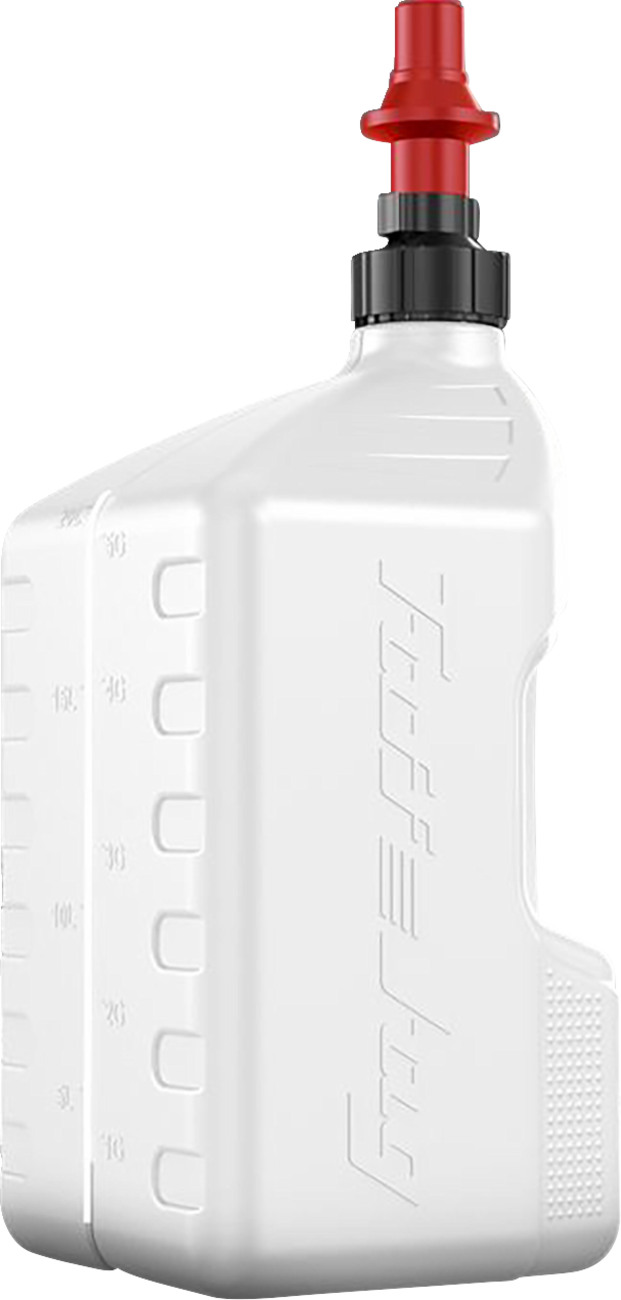 TUFF JUG Tuff Jug - Container - with View Strip/Ripper Cap - White - 5.3 US gal WURRVS20