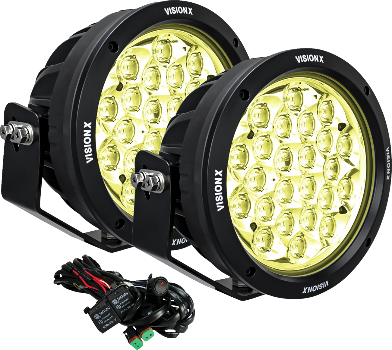 Vision X Light Cannon - CG2 - 7-3/4" - Multi LED - Selective Yellow Lens 9945804