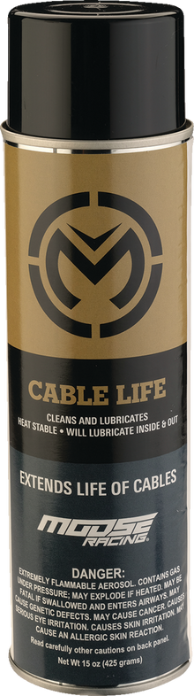 MOOSE OFFROAD Cable Lube - 15 oz. net wt. - Aerosol MALCB241215