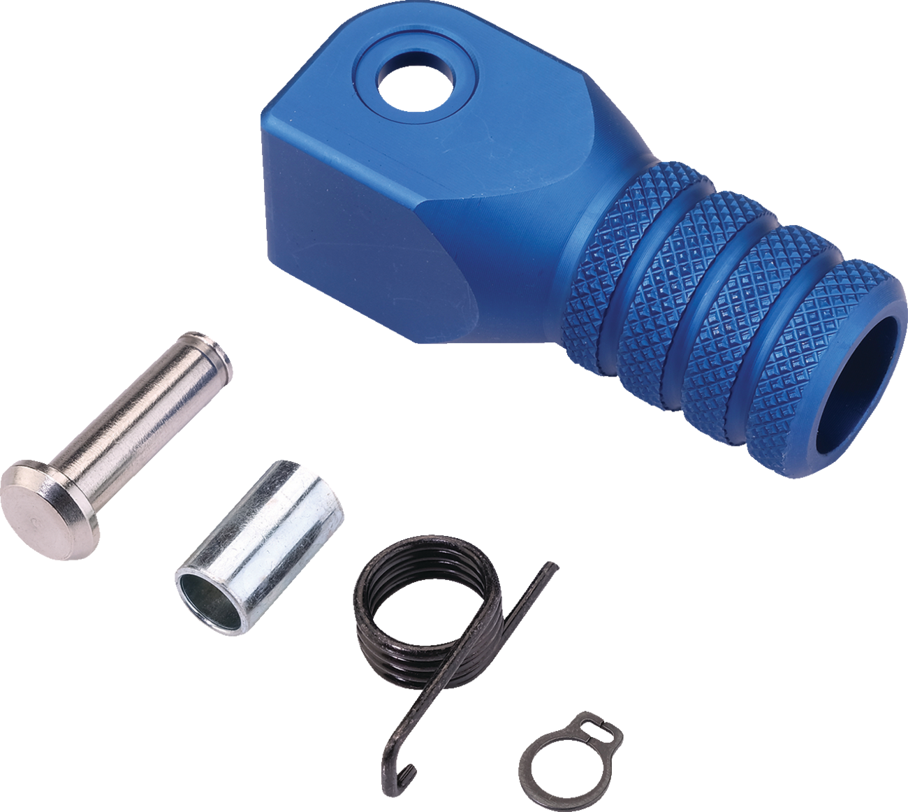 MOOSE OFFROAD Knurled Shift Lever Tip - 0 mm - Blue 81-0000-02-20