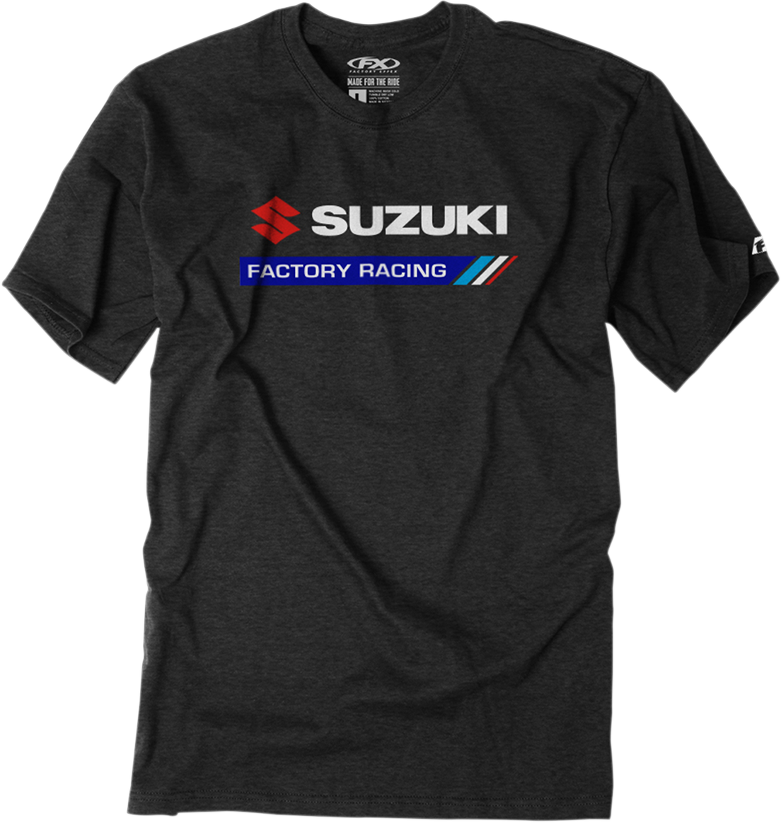 FACTORY EFFEX Suzuki Factory Racing T-Shirt - Heather Charcoal - XL 22-87406
