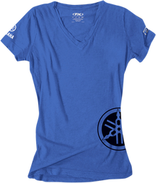 FACTORY EFFEX Women's Yamaha T-Shirt - Royal Blue - Small 17-87240