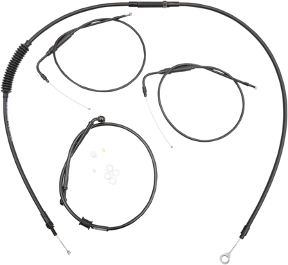 BURLY BRAND Handlebar Cable and Brake Line Kit for Clubman Handlebars - '07-'22 XL B30-1099