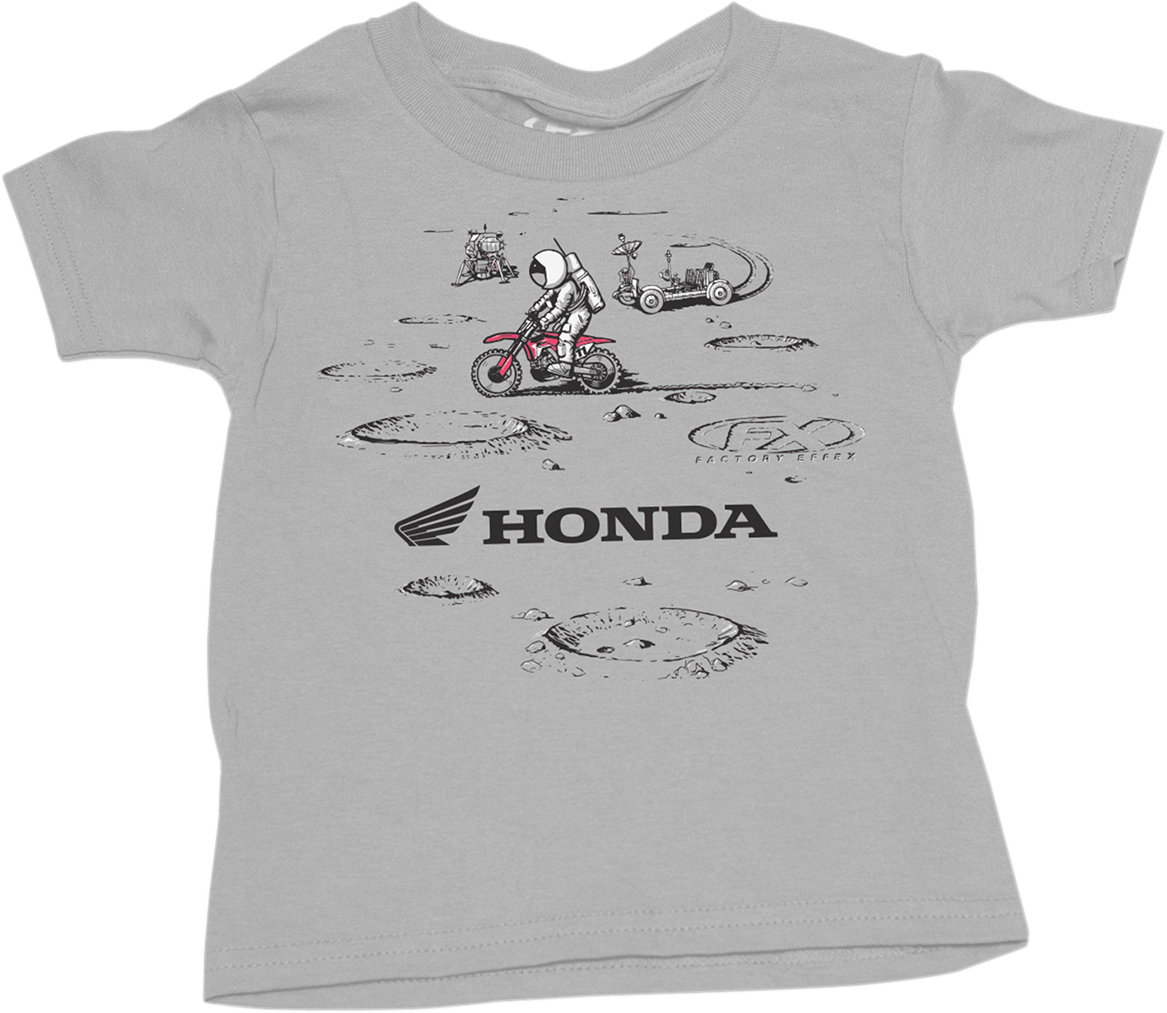 FACTORY EFFEX Toddler Honda Lunar T-Shirt - Heather Gray - 3T 22-83322