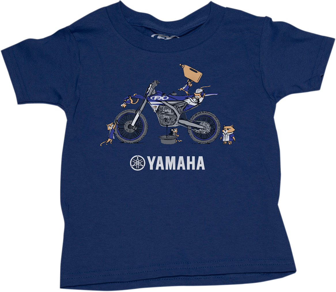 FACTORY EFFEX Toddler Yamaha Pit Crew T-Shirt - Navy - 4T 22-83224
