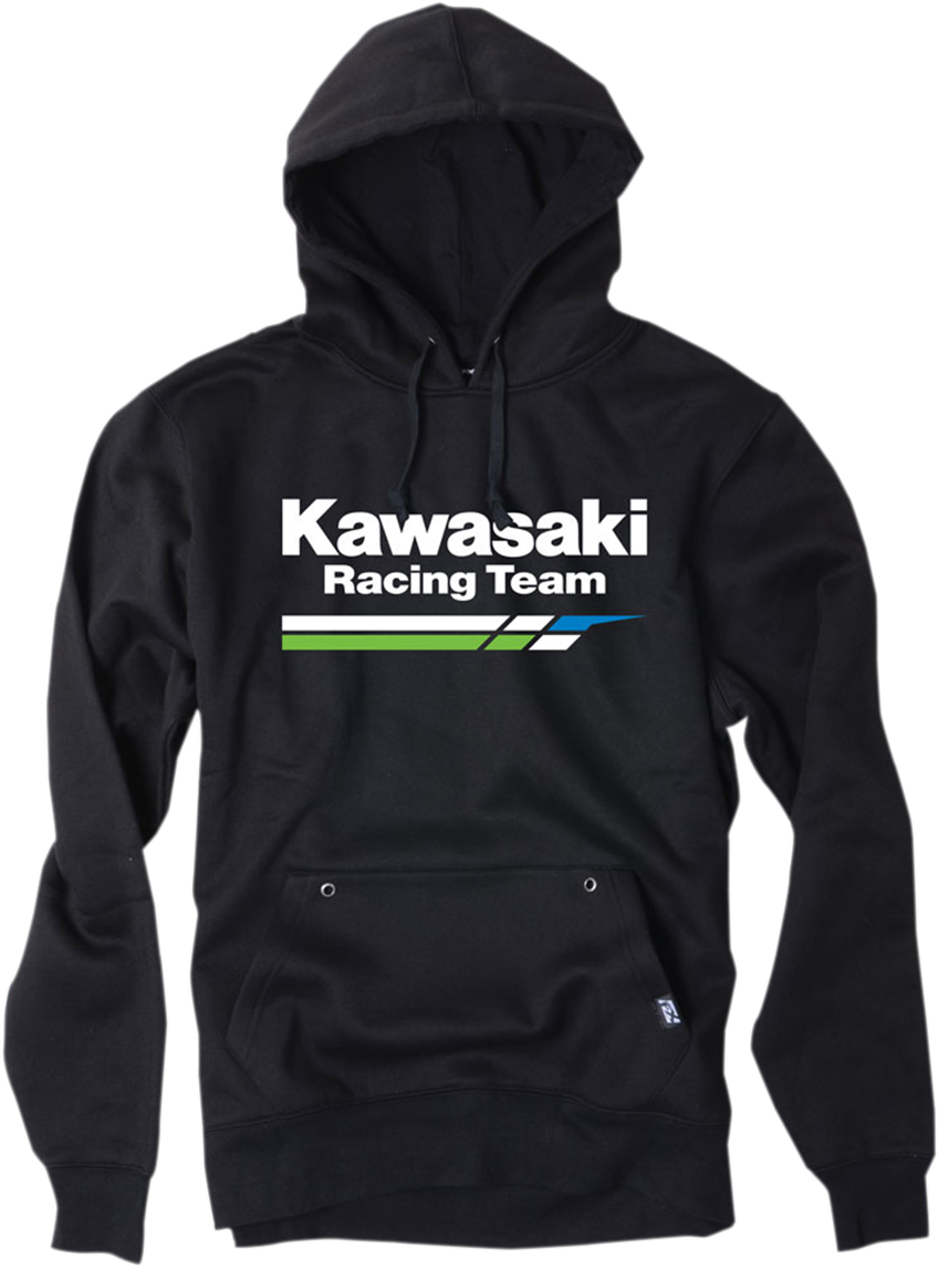 FACTORY EFFEX Kawasaki Racing Pullover Hoodie - Black - XL 18-88126