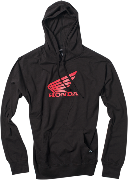 FACTORY EFFEX Honda Wing Pullover Hoodie - Black - Large 20-88314