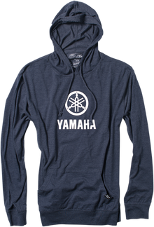 FACTORY EFFEX Yamaha Stacked Pullover Hoodie - Navy - Large 20-88214