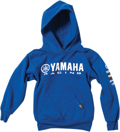 FACTORY EFFEX Youth Yamaha Racing Hoodie - Royal Blue - Large 19-83234