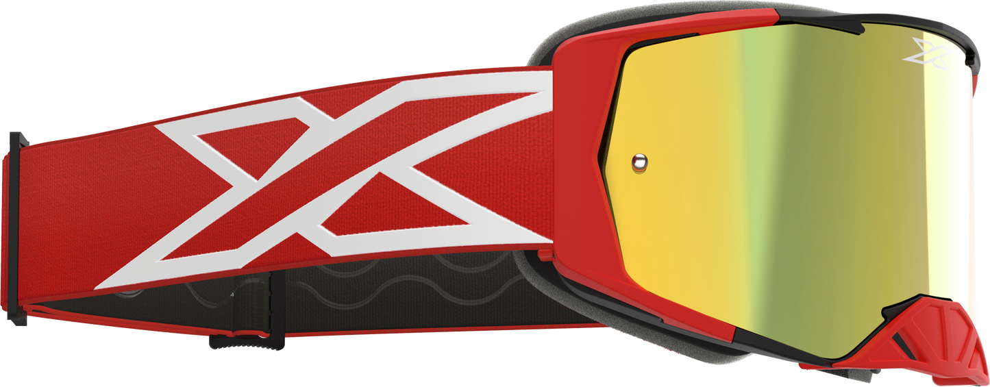 Lucid Caliber Goggle Red Gold Mirror Lens