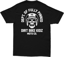 Fully Pinned Youth Tee Black Ys