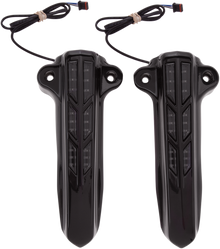 CIRO Forkini Lower Leg Covers - Gloss Black - With LEDs 43003