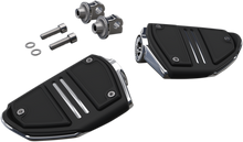 CIRO Twin Rail Foot Pegs - With Mount - Chrome 61405