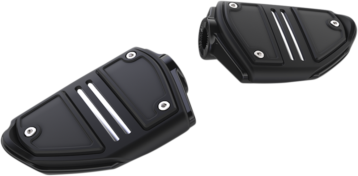 CIRO Twin Rail Foot Pegs - Black 61420