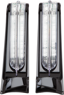 CIRO Filler Panel Light - Clear Lens - Red/Amber LEDs - Black 40003