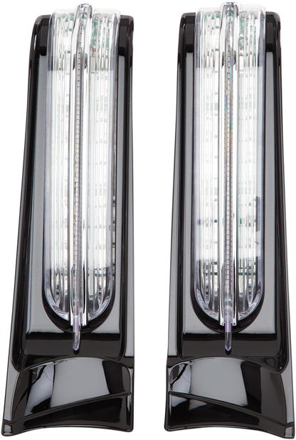 CIRO Filler Panel Light - Clear Lens - Red/Amber LEDs - Black 40003