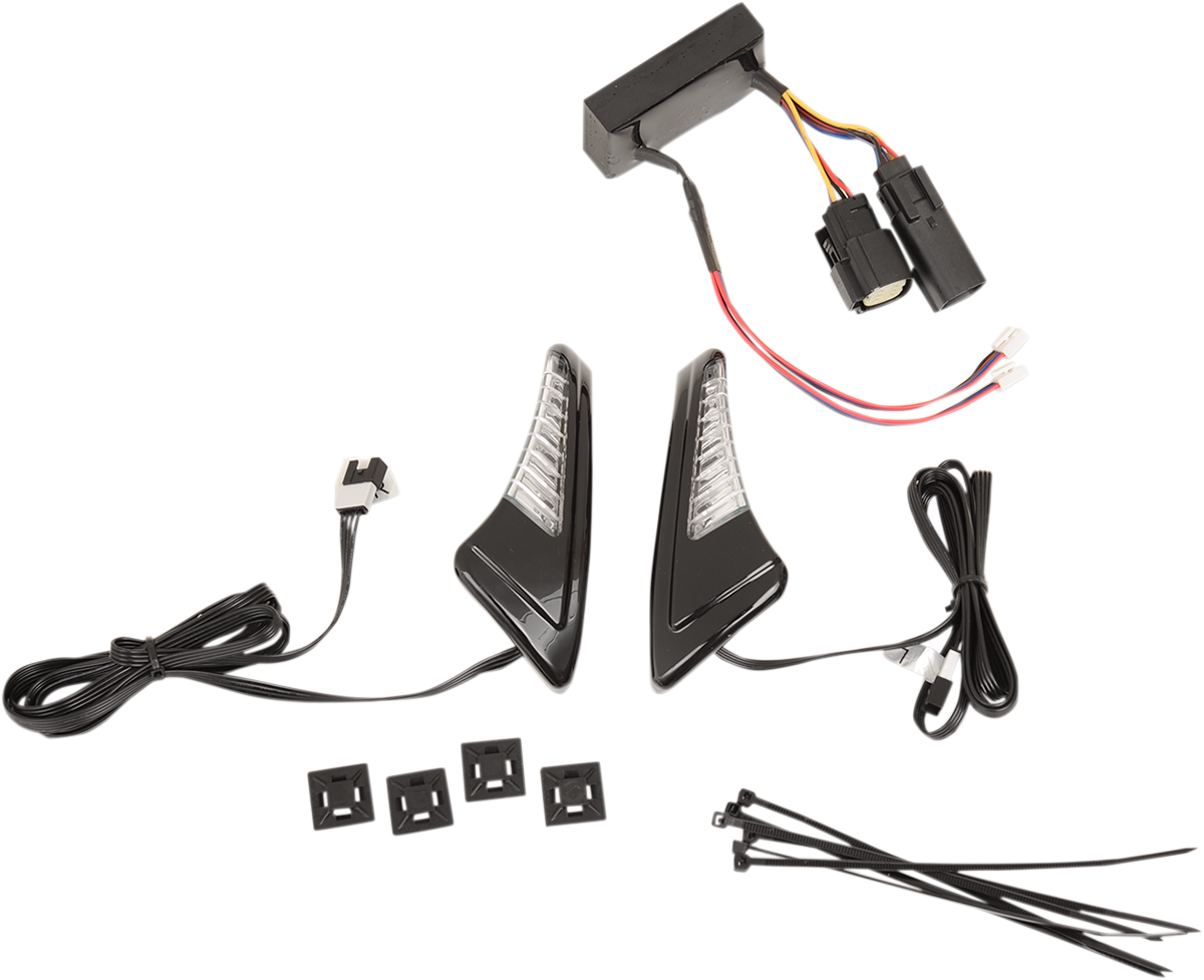 CIRO Light Kit for Tour-Pak® - Snakeyes® - Black 40017