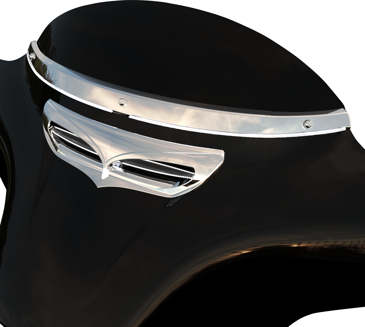 CIRO LED Windshield Trim - Chrome - FLH 11000