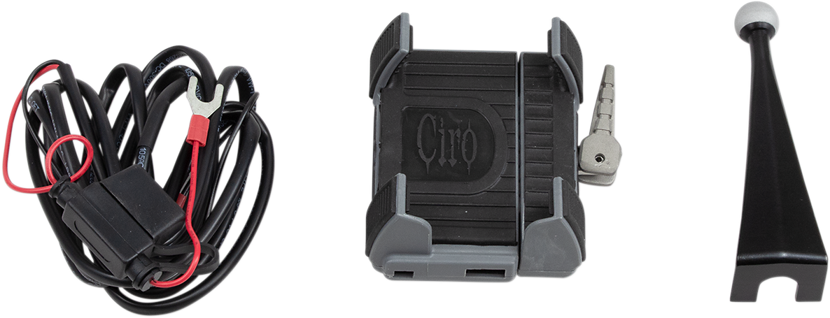 CIRO Phone Holder w/Charger - Fairing Mount - FLH 50216