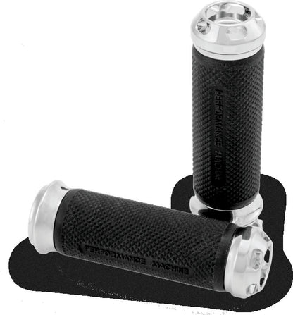 Performance Machine Handle Grip Set - Apex Cable - Chrome