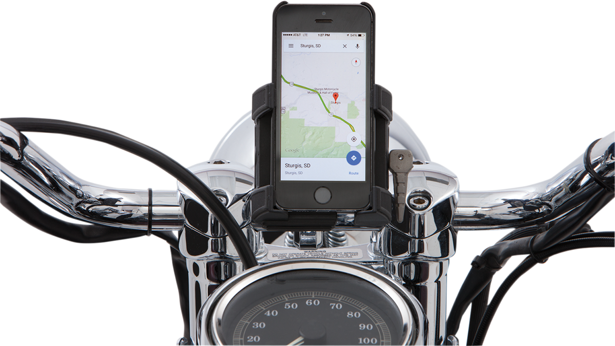 CIRO Phone Holder - 7/8"-1" Handlebar Mount - Black 50313