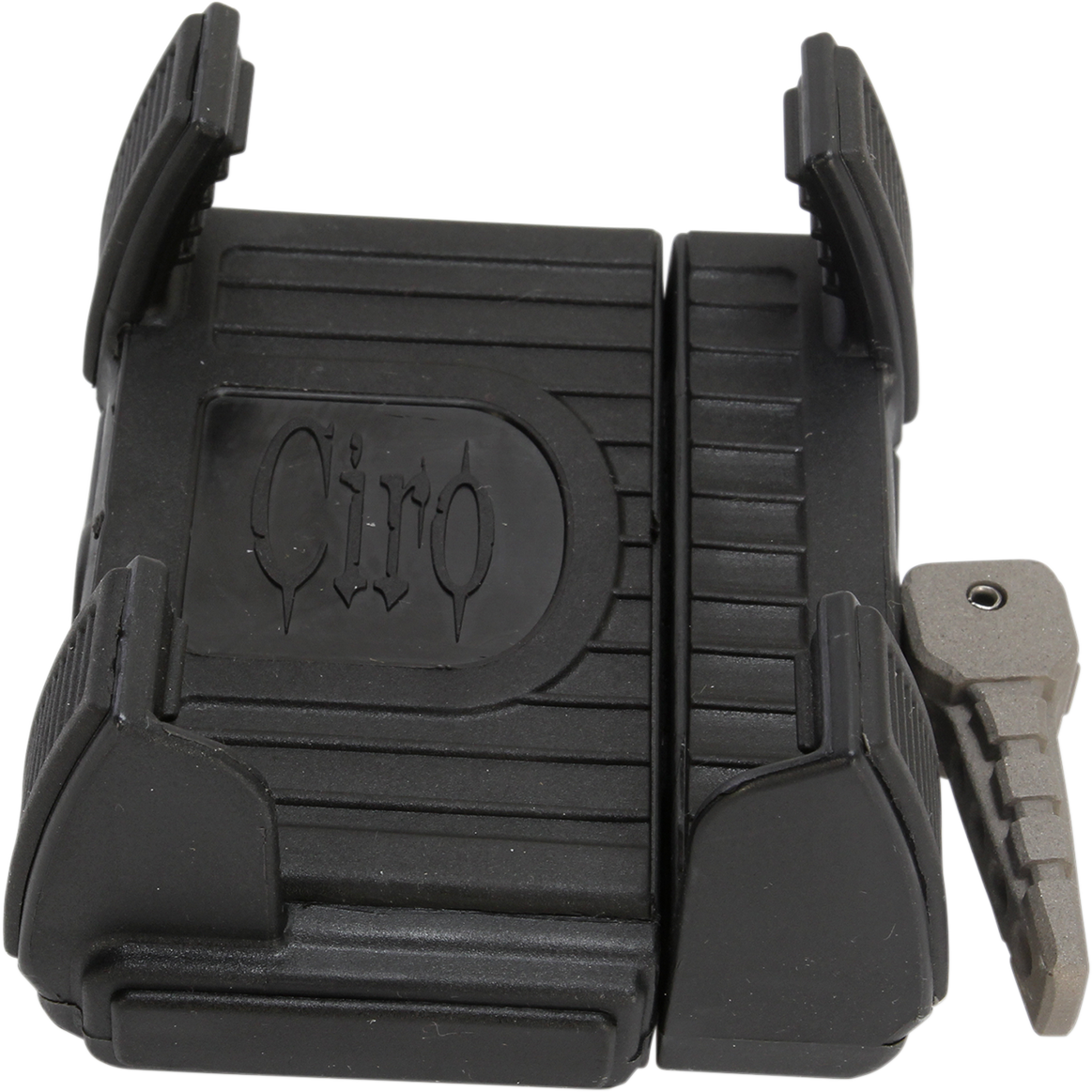 CIRO Phone Holder w/o Charger - Brake/Clutch Mount - Chrome 50310