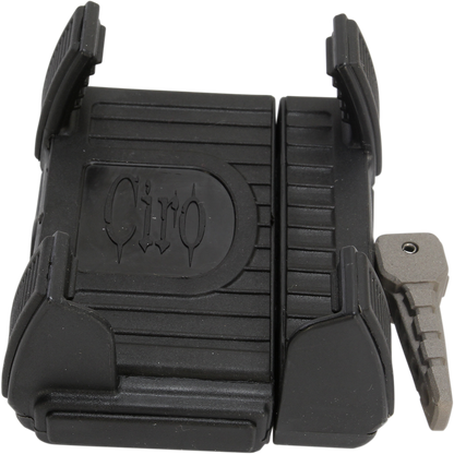 CIRO Phone Holder w/o Charger - Brake/Clutch Mount - Chrome 50310