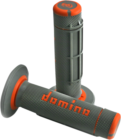 DOMINO Dually Grips - Half Waffle - Gray/Orange A02041C4552A7-1