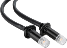 Tab Turn Signals Black W/Clear Lens