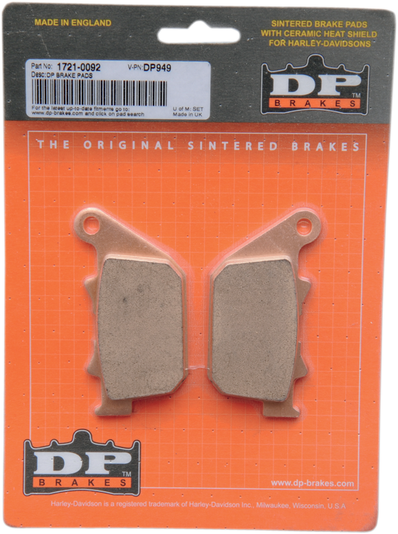 DP BRAKES Sintered Brake Pads DP949
