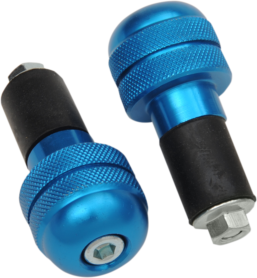 K&S TECHNOLOGIES Anti-Vibration Handlebar End - Blue 15-6001