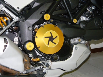DBK Special Parts (Ducabike) Wet Clutch Cover for the Ducati 848  Streetfighter 848  Monster 696/796/1100/1200  Hypermotard 796  and Multistrada 1200 (2010-2014)