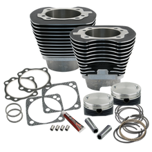 S&S Cycle 99-06 BT 4-1/8in Bore Cylinder & Piston Kit - Wrinkle Black