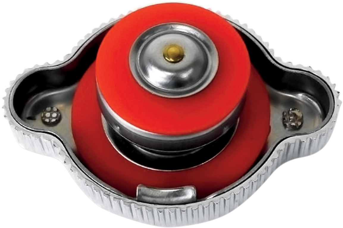K&S TECHNOLOGIES High Pressure Radiator Cap - Black - Black Seal - 23 PSI 58-1016BK
