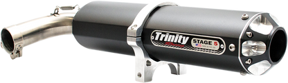 TRINITY RACING Stage 5 Slip-On Muffler - Black TR-4158S-BK