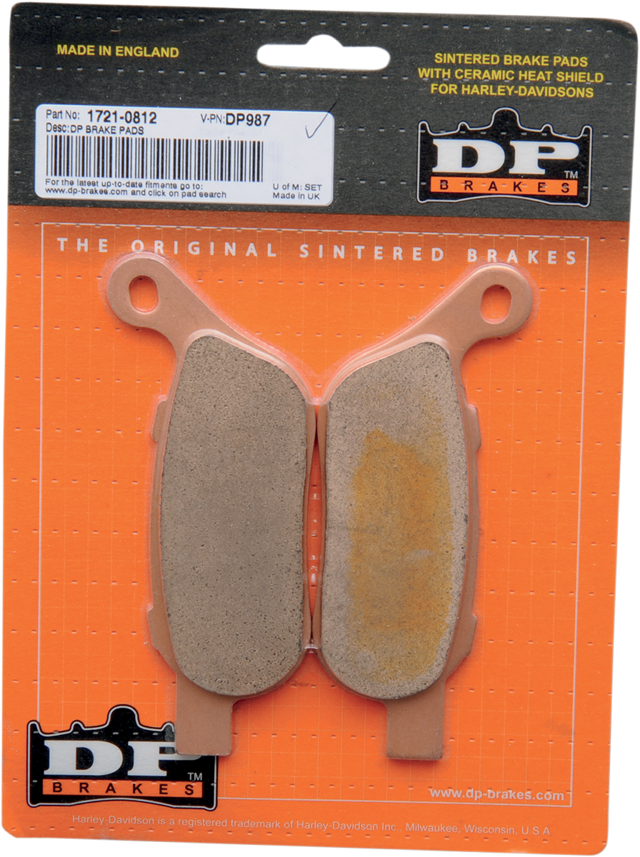 DP BRAKES Sintered Brake Pads DP987