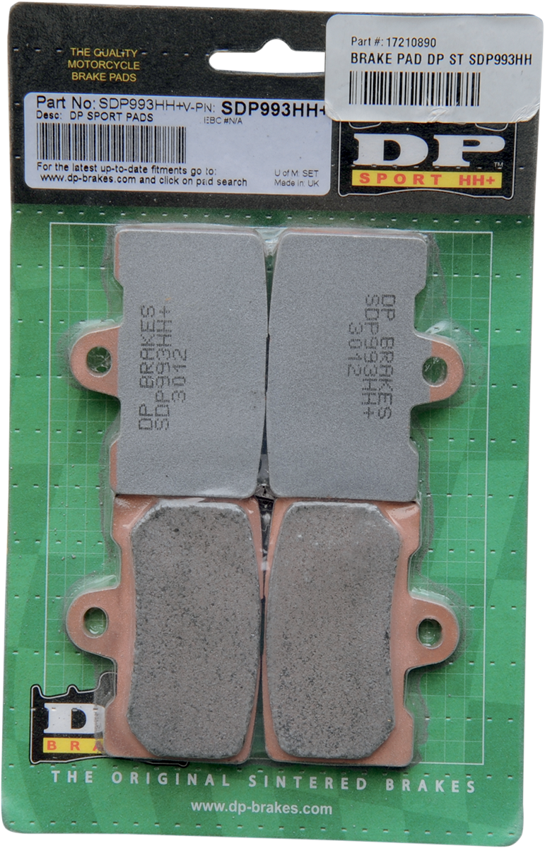 DP BRAKES Sintered Metal Brake Pads - Buell SDP993HH