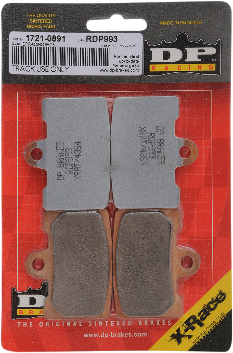 DP BRAKES Brake Pads - Buell RDP993
