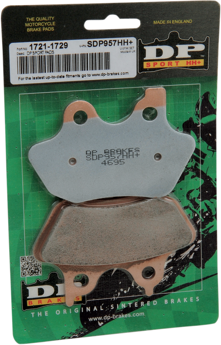 DP BRAKES Sintered Metal Brake Pads - Harley-Davidson SDP957HH